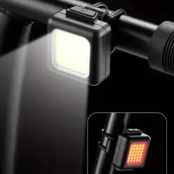 2 PCs Mini Mountain Bike Light Multifunctional Strong Light Bicycle Front Light Outdoor Backpack Buckle Light Bicycle Flashlight