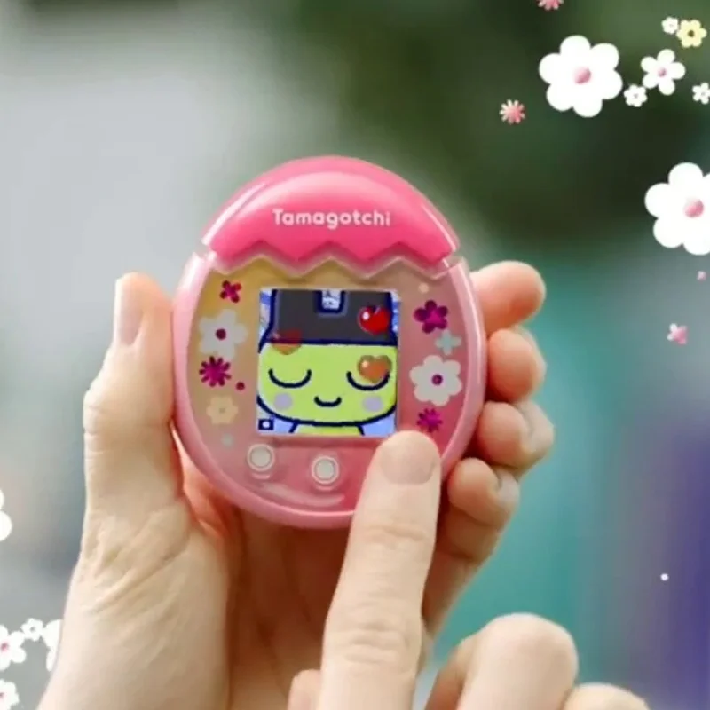 Original Bandai Tamagotchi Pix Party Electronic Virtual Pet Machine Color Screen Interactive E-Pet Game Fun Toy Gift Children