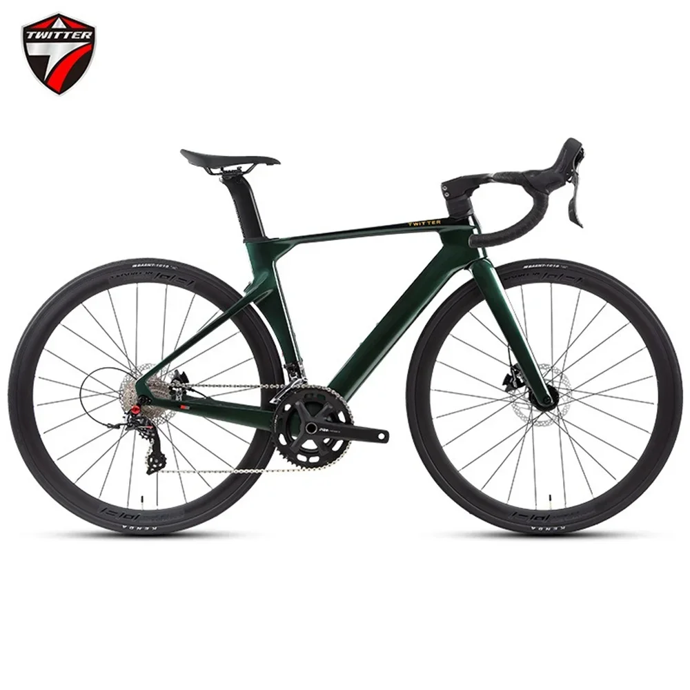 2025 TWITTER R5pro DI2 105/R7170-2*12S,Electronic Shifting bicycle Hydraulic Disc Brakes T1000 Carbon Fiber Road bike велосипед