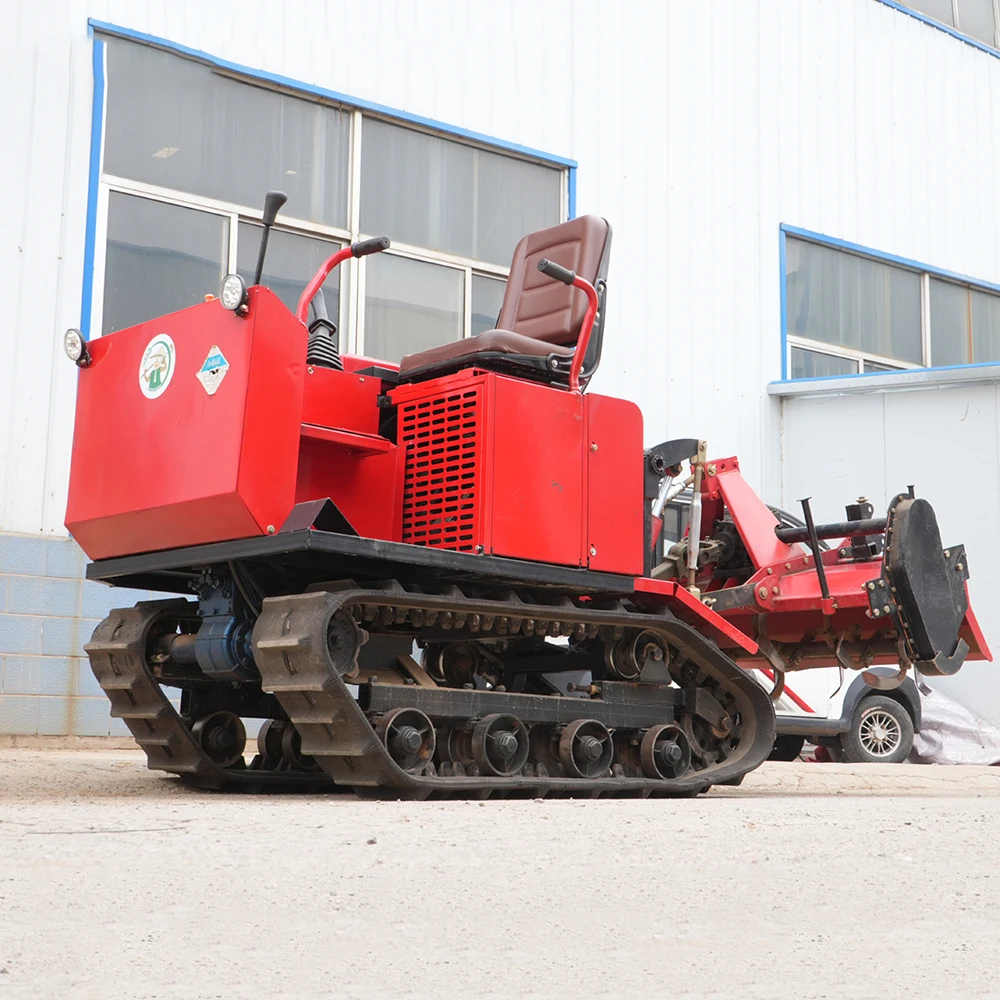 

Famous Brand Agricultural Farming Mini Garden Crawler Tractor Machine Compact Tractor