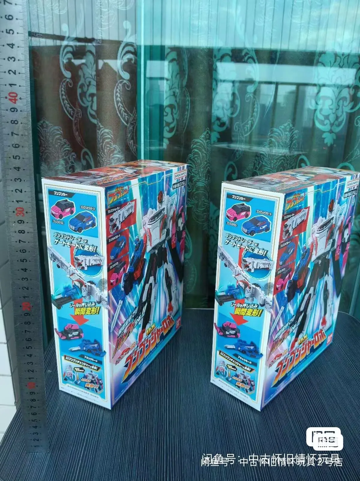 オリジナルバンダイ Bakuage 戦隊 Boonboomger スーパーチーム DX ギアのおもちゃ少年アクションフィギュア変圧器ロボット誕生日ギフト PVC