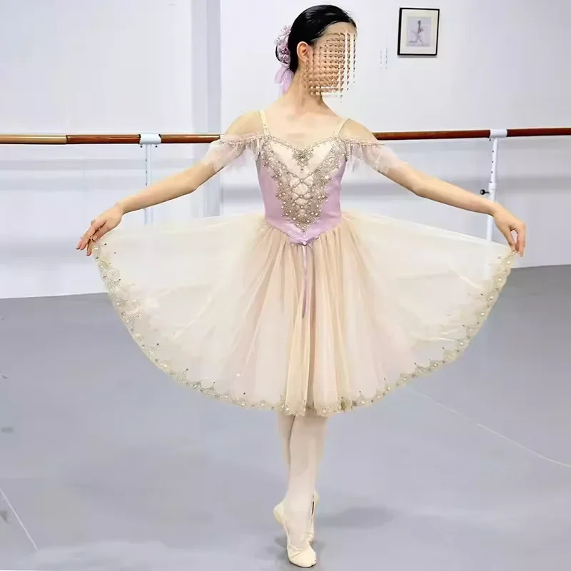 

Профессиональный балетный костюм: классическое балетное туту для выступлений, детское и взрослое туту для девочек, балетное платье принцессы для танцев