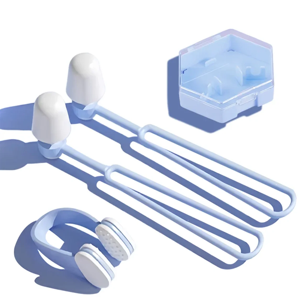 Summer Swimming Earplugs and Nose Clip Set Silicone Waterproof Sleep Anti-noise Ear Plugs Diving Water Sports Accessories
