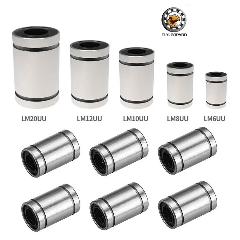 1PC LM4UU LM6UU LM8UU LM10UU LM12UU LM13UU LM16UU LM20UU Linear Ball Bearing Linear Bushing linear bearings