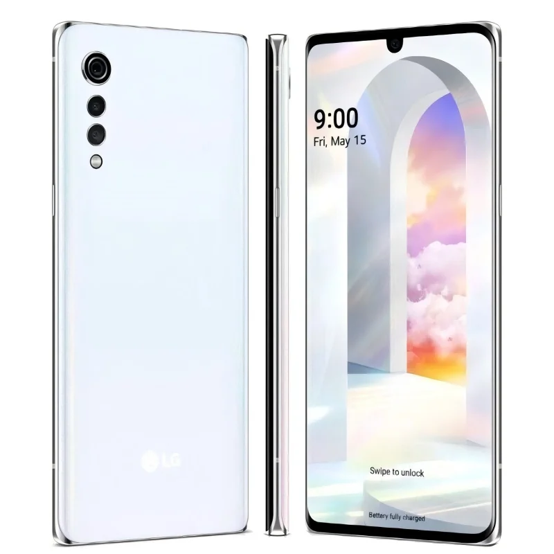 Original LG G9 VELVET LM-G900TM G900VM 5G SmartPhone 6GB RAM 128GB ROM 6.8\'\' Mobile Phone Andriod Unlocked CellPhone