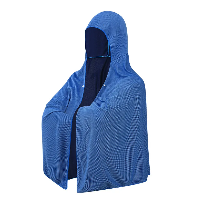 Groot strandlaken met capuchon sneldrogend uv-bescherming cape_voghion.com