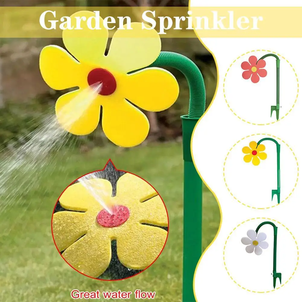 Plastic Shaking Sprinkler Sunflower Watering Device Garden Children's Toy Play Multifunctional Rotating Watering Device