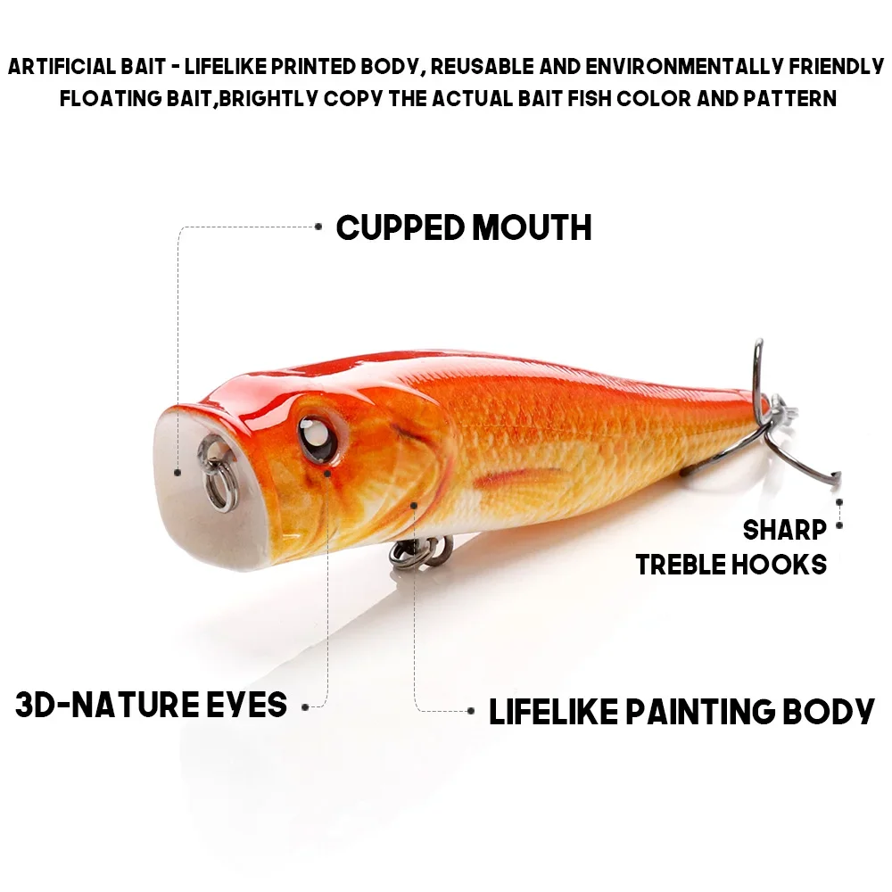 Vtavta-floating lure for pike fishing, crankbaits, crankbait, Wobbler, for pike fishing, 8.5cm, 13.5g