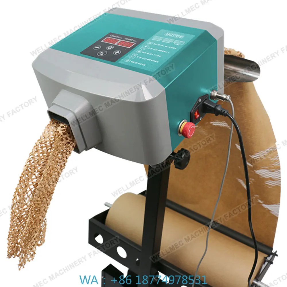 

Standing Automatic Paper Cushion Machine Protective Solution Kraft Paper Cushion Padding Machine Floor