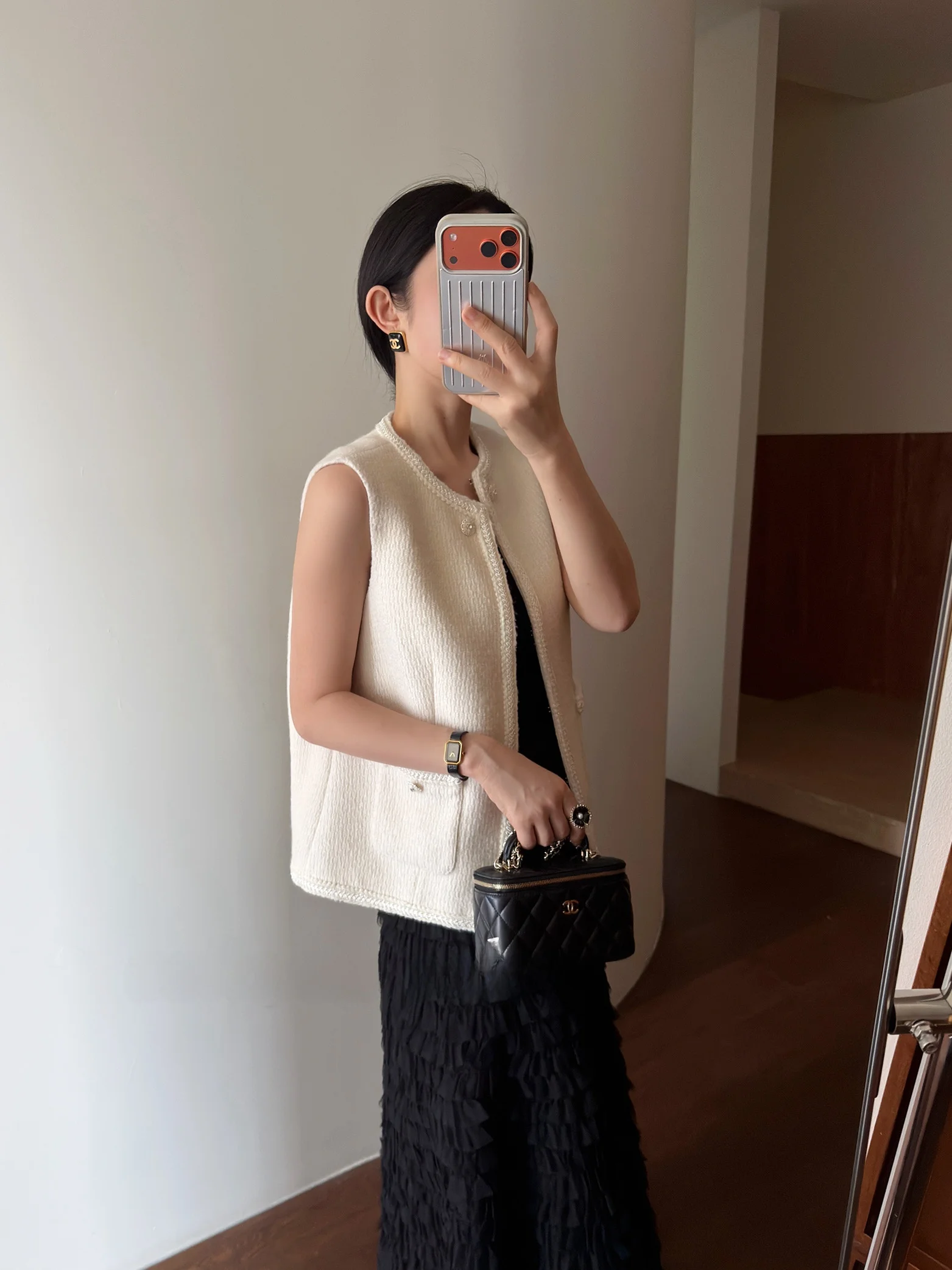 

Шерстяной жилет Jiaoyang Spring, 20 штук, без пэчворка, с нежной вышивкой бисером, из мягкой шерсти, белого цвета, женская модная верхняя одежда