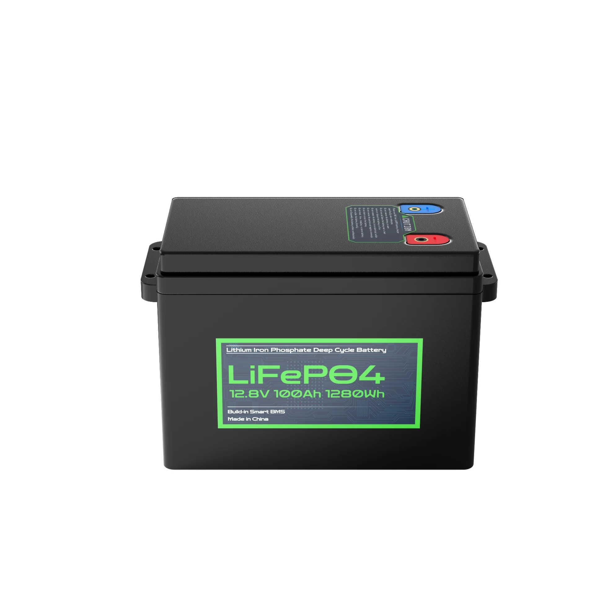 

PSE Approved 12V 100Ah 1280WH Deep Cycle Lead Acid Batteries Life4po Battery Pack With BMS Solar