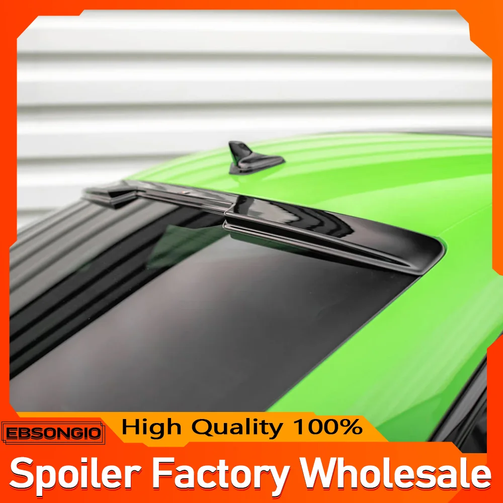

For Audi A3 RS3 S3 8Y Sedan 2021-2024 Rear Window Roof Spoiler Wings ABS Material Black Car Tuning Parts Body Kit Decorative