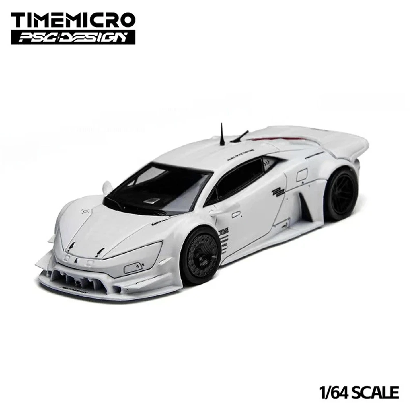 Time Micro x PSC DESIGN 1:64 YANGWANG U9 RAGE* white Diecast Model Car Collection Limited Edition Alloy