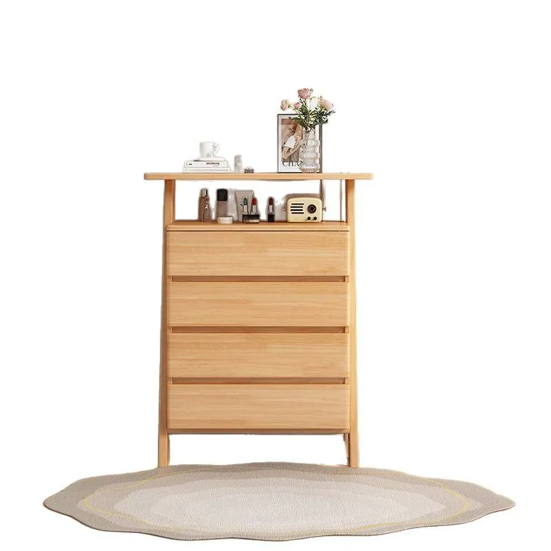 

Solid wood chest four drawers chest