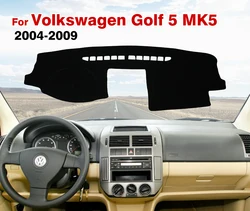 For Volkswagen VW Golf 5 MK5 2004 2005 2006 2007 2008 2009 Dash Mat Sun Shade Anti-UV Carpet Car Accessories Car Dashboard Cover