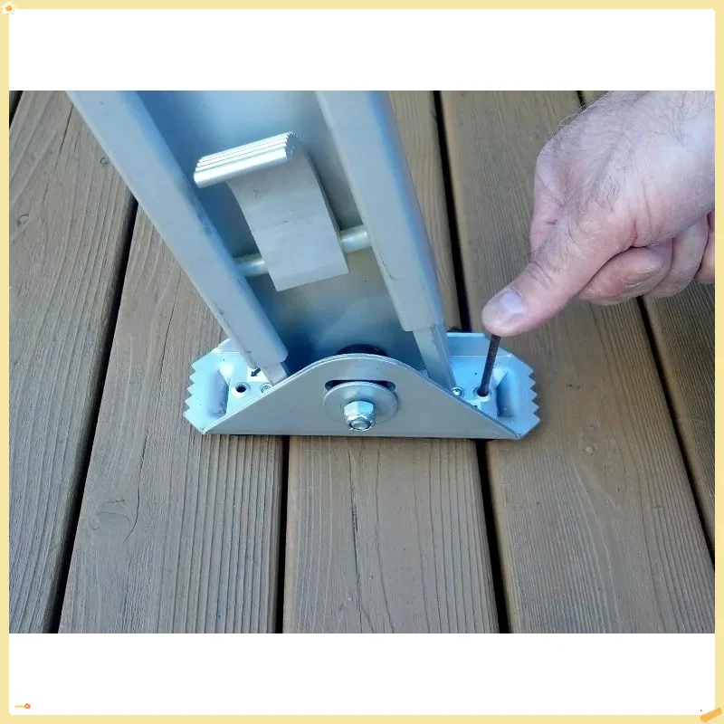 2개의 다리를 위한 영구 설치형 사다리 레벨러 |   불균형한 지면에 맞게 조절 가능 |   완벽한 레벨링 키트