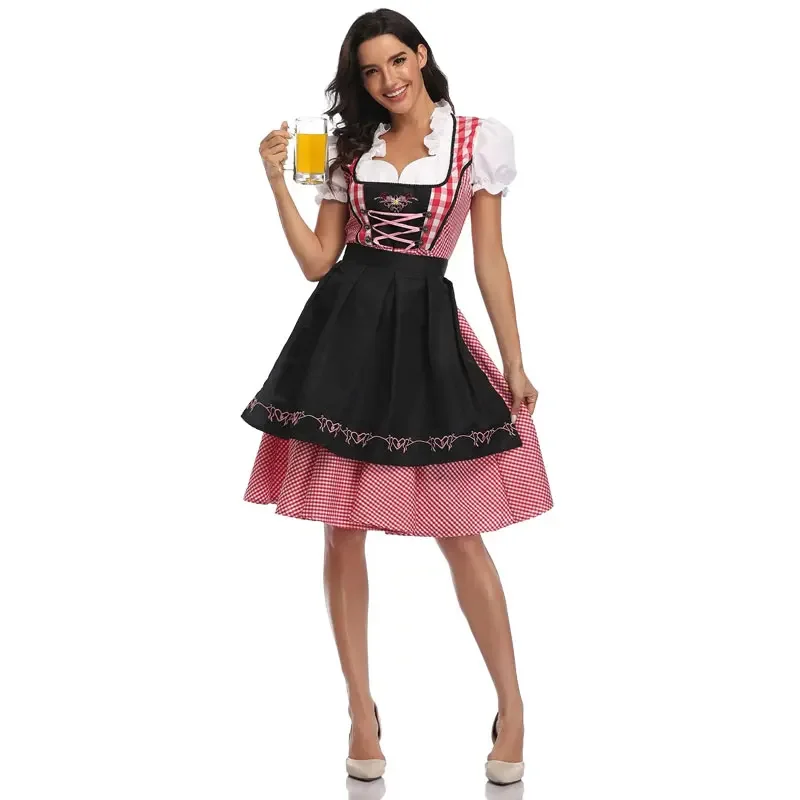 Traditional Bavarian Octoberfest Dresses German Traditional Bavarian Dress German Beer Wench Costume Female Oktoberfest Costume