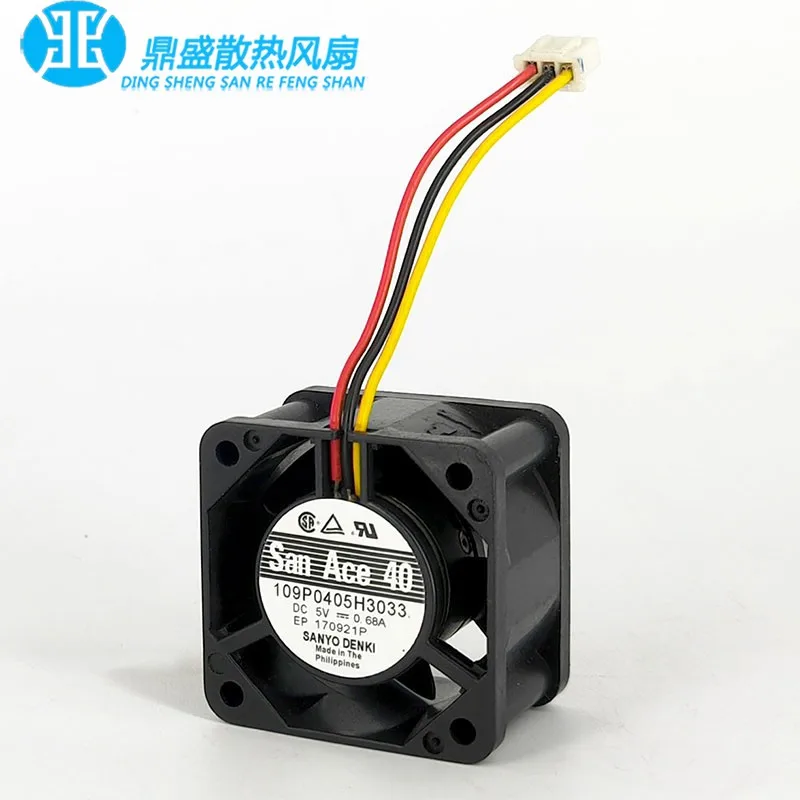 1pcs * 109P0405H3033 ORIGINAL NEW COOLING FAN 5V 0.68A 4028 40*40*28mm RADIATOR