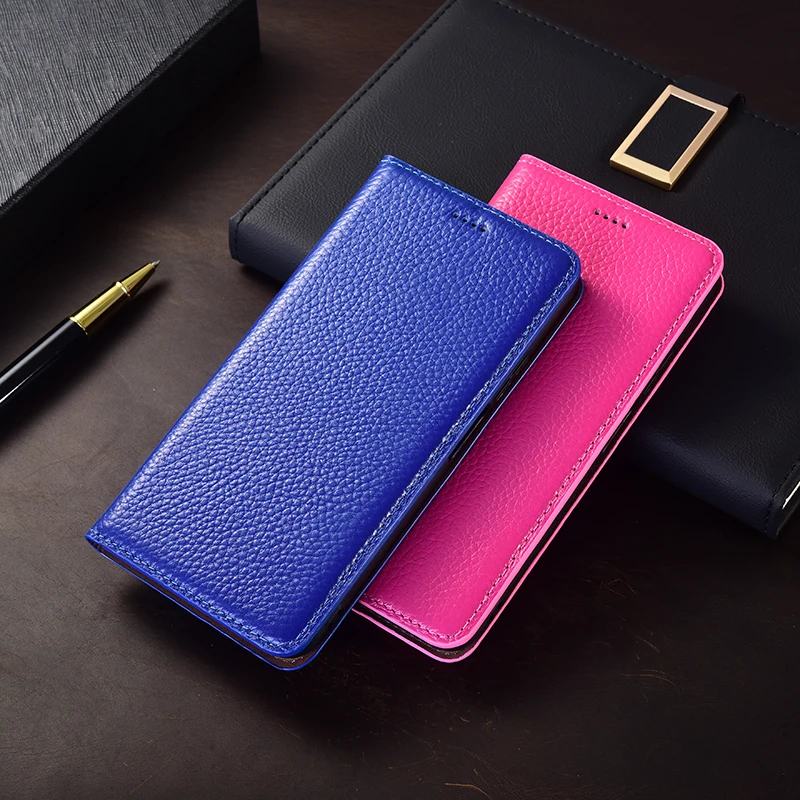 

Litchi Patterned Phone Case For Honor X70 X70i X60 X60i GT Pro Power Flip Book Cover Wallet