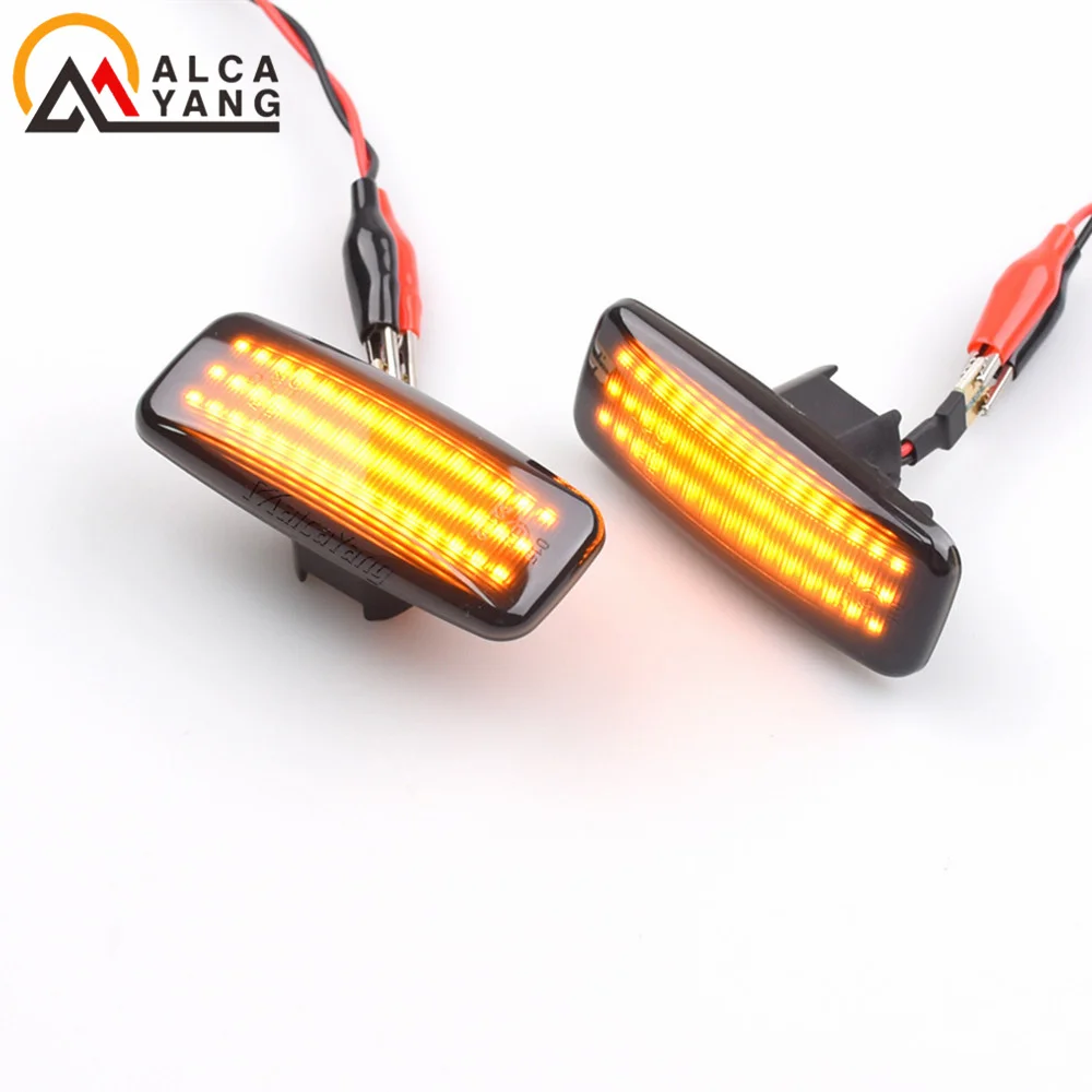 Upgrade style For Nissan Sylphy Almera Teana J31 Infiniti M35 M45 FX35 FX45 QX60 Dynamic Led Turn Signals Side marker light