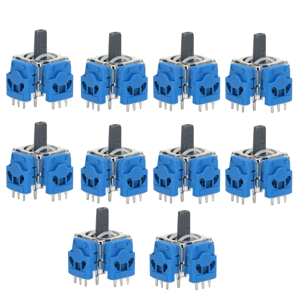 

10PCS Hall Joystick for Game Console Electromagnetic Joystick Anti-Drift 3D Joystick Analog Sensor Potentiometer