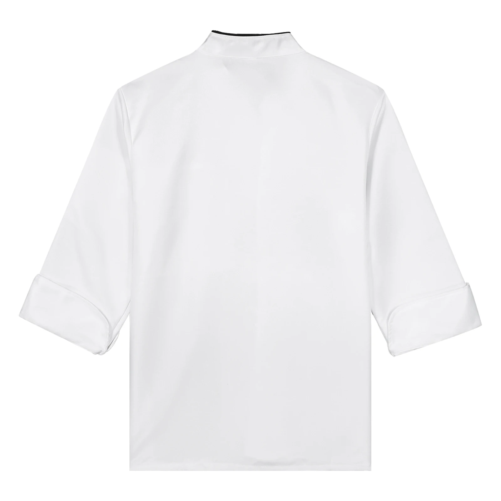 Unisex Double-Breasted Chef Jas Heren Food Service Trimmen Koks Jasje Womens Hotel Restaurant Kantine Keuken Werkuniform