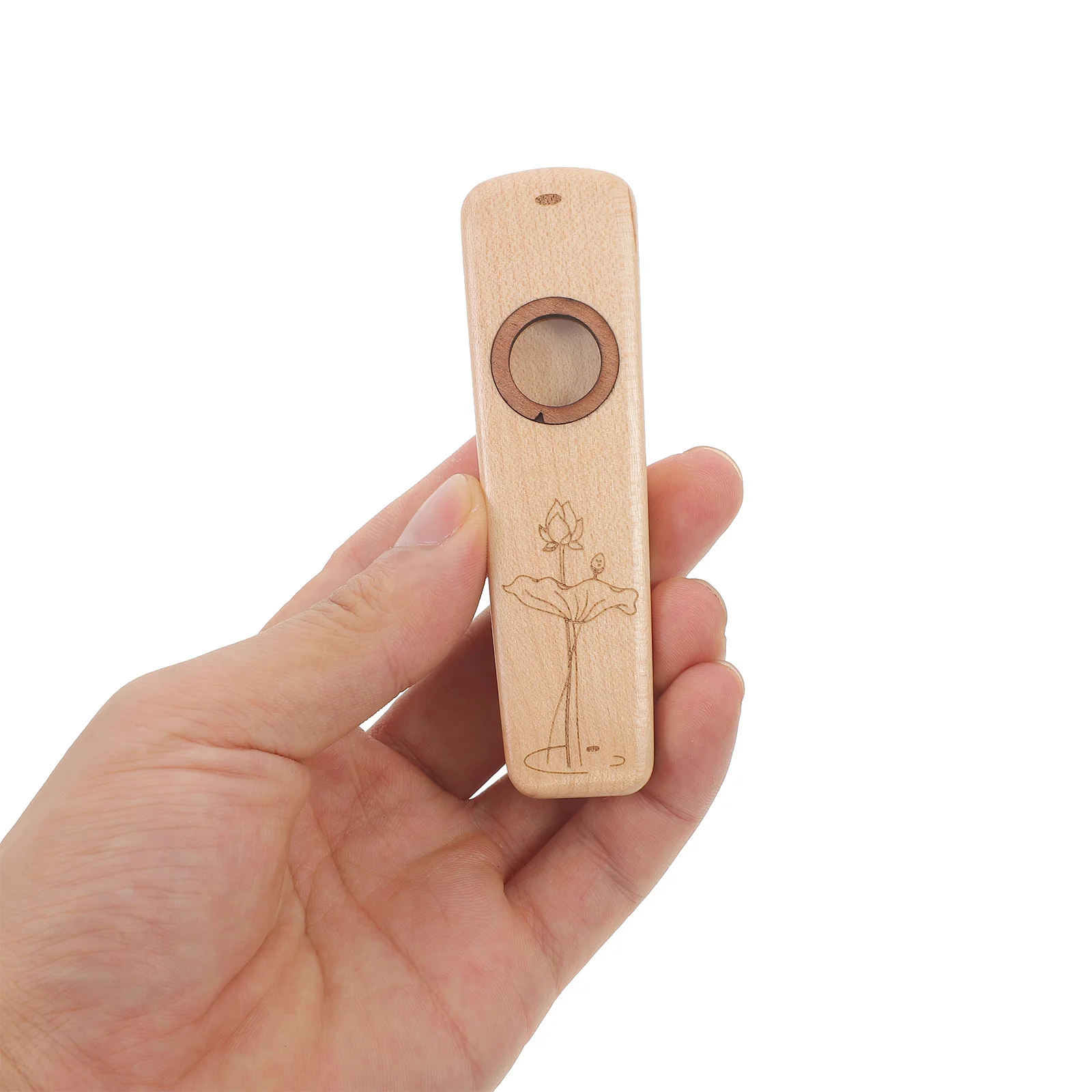 

Kazoo Instrument Wooden Portable Music For Beginner Kids Adults, Guitar Partner Performance Musical Instrument