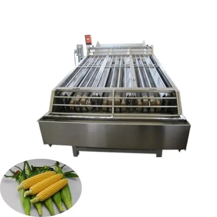 Automatic Commercial Sweet Corn Peeling Husking Machine Auto Industrial Fresh Corns Peeler Husker Sheller Huller for Sale