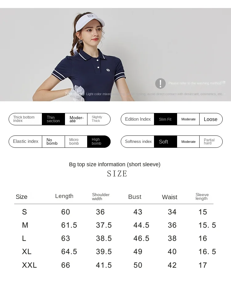 New Golf Clothing Women\'s Short-sleeved T-shirt Summer Polo Shirt Quick-drying Breathable Golf Uniforms High-end Korean Style