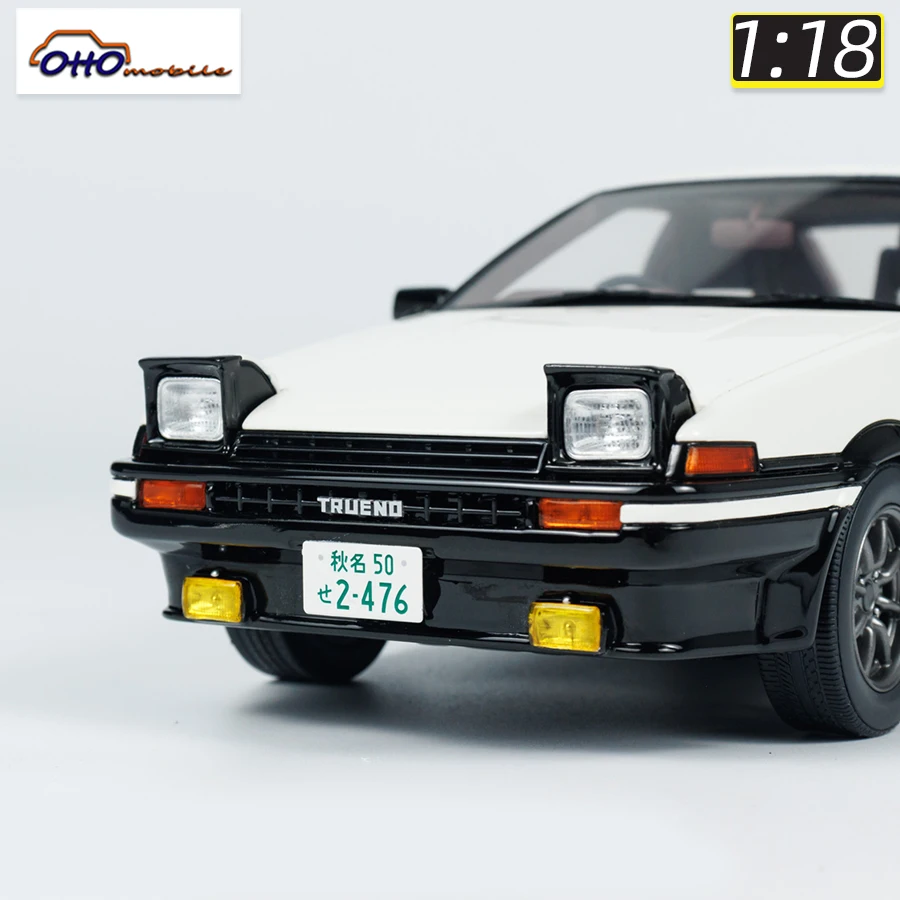 OTTO 1:18 Toyota TOYOTA AE86 1985 Jumping Lamp Edition Resin Car Model Ornament Gift