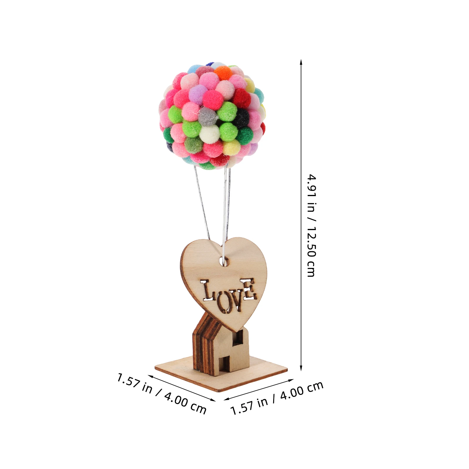 

Cute Dashboard Decoration Little Balloon Ornament For Vehicle Home Desk Lightweight Durable Dashboard Accessories Car