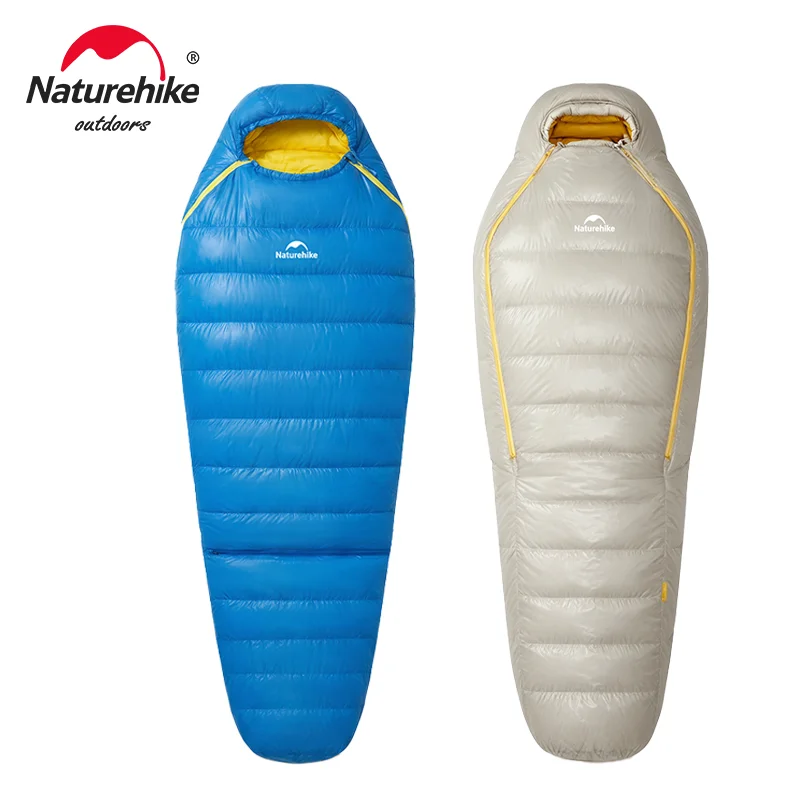 Saco de dormir Naturehike Snow Bird Base -16 ℃   Equipo de Camping Tipo Momia, Transpirable, Resistente al Frío y al Viento, para Excursiones al Aire Libre