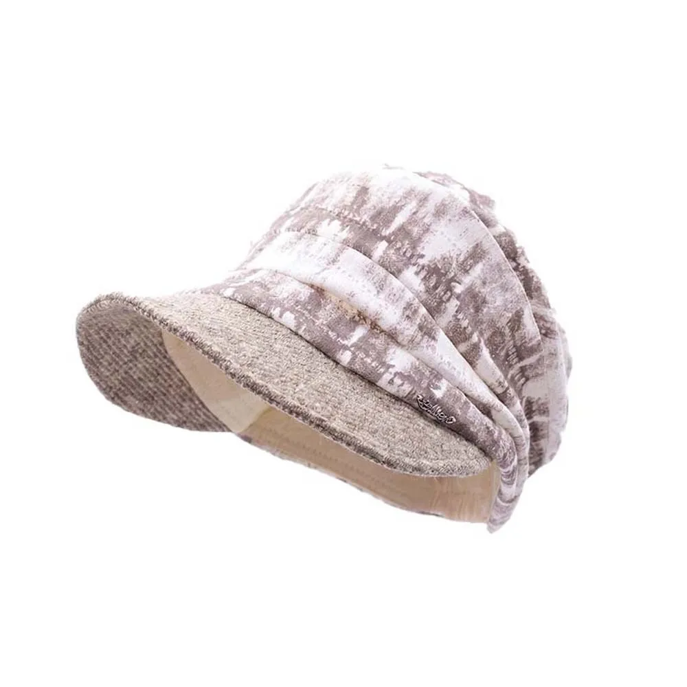 Baker Boy Hat Warm Plaid Newsboy Cap Vintage Soft Checked Slouchy Hat Elegant All Match Visor Beret Cap Outdoor