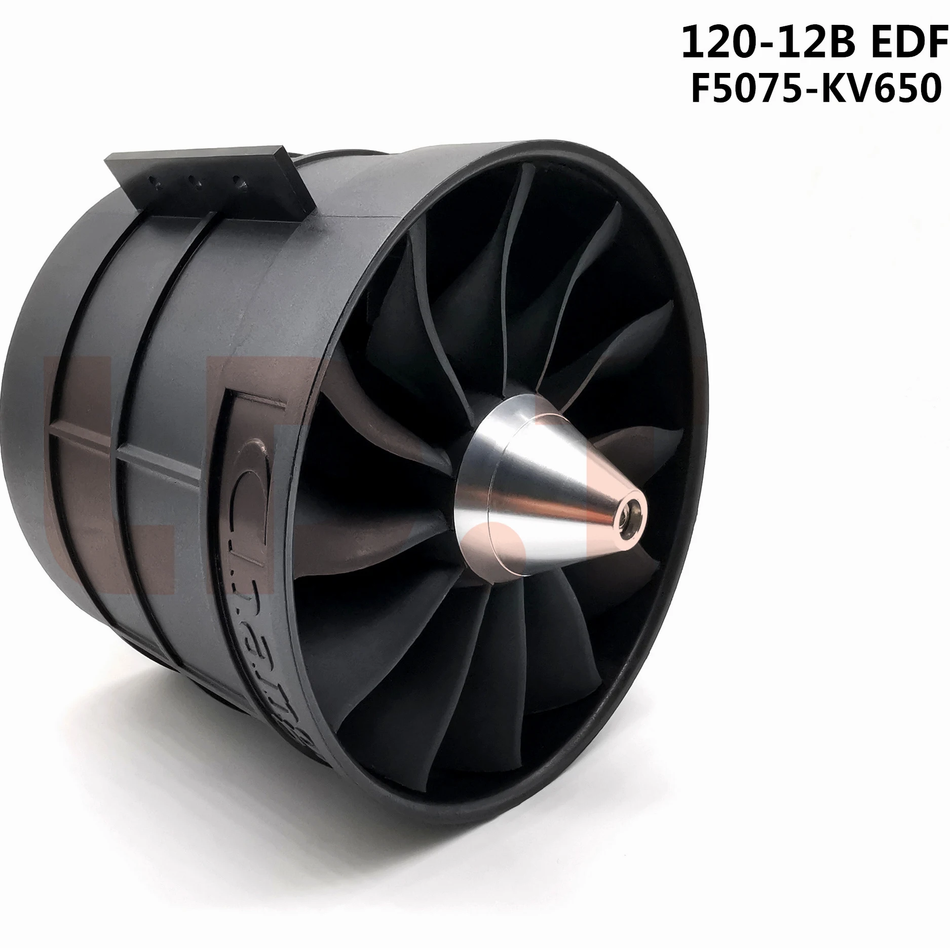 120mm 12-Blade EDF Ducted Fan - Brushless Motor Thrust Test Stand 评论和价格