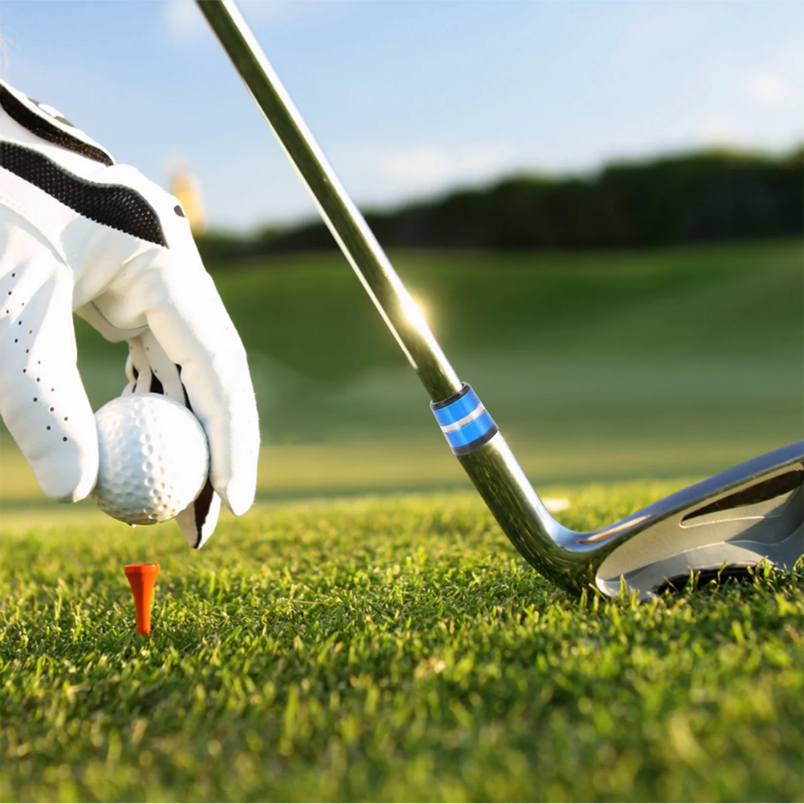 

2pcs Golf Club Ferrules Plastic Lightweight Anti-Wear Protection For Irons Clubs Golf Supplies Ferrules Golfing Clubs Parts