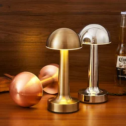 3 Colors Table LED Lamp Modernist Art Decor Lamp Touch Control Cordless Rechargeable LED Desk Lamp Home Decoration