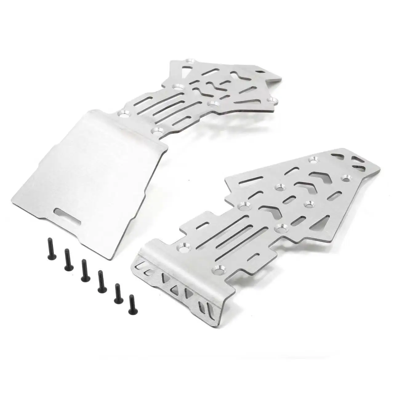 YIKONG YK8081 DF8 Recessed Design Stainless Steel Chassis Armor Guard Protection for RC Car Upgrade Part Accessory