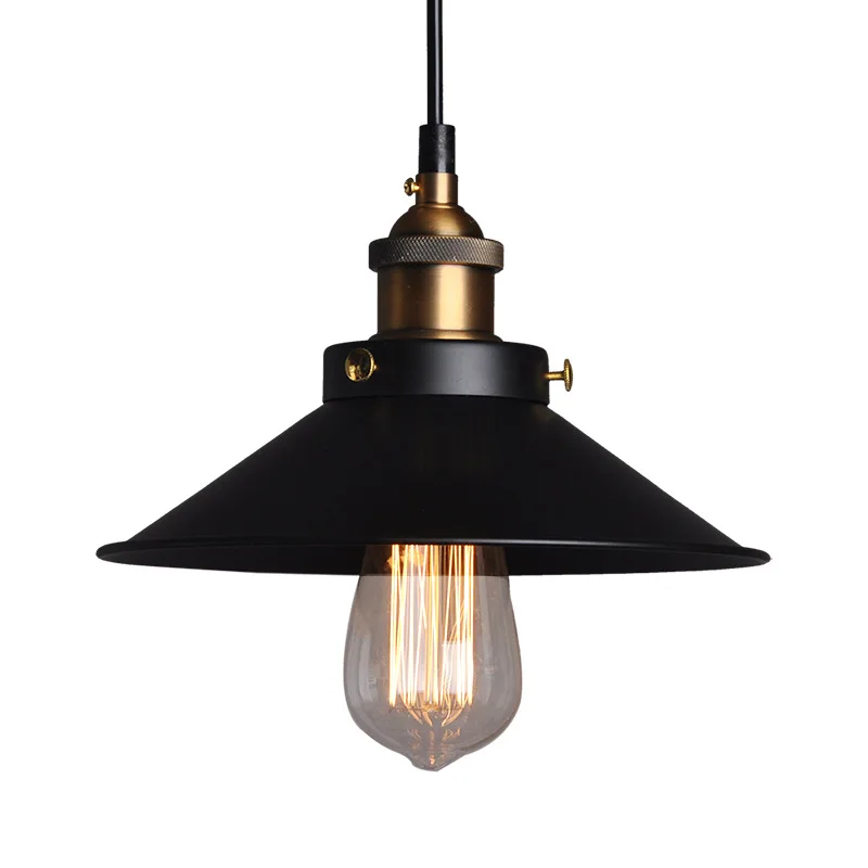 Small Black Skirt Loft North Ceiling Lights European Rural Warehouse Vintage Industrial Bar Table Restaurant Chandeliers Lamps