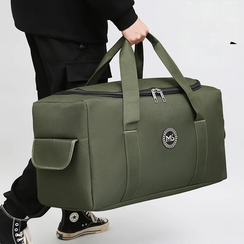 Super Large Capacity Portable Travel Bag Men's Travel Bag Luggage Bag Outdoor Moving Clothes Clothes Working Backpack Cloth Bag