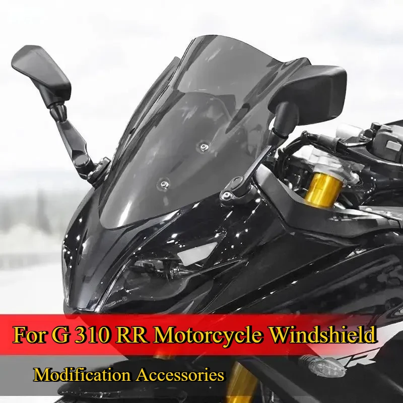 For BMW G 310 RR Motorcycle Front Windshield Modification Accessories Rain Shield Wind Protection Device Chest Protector