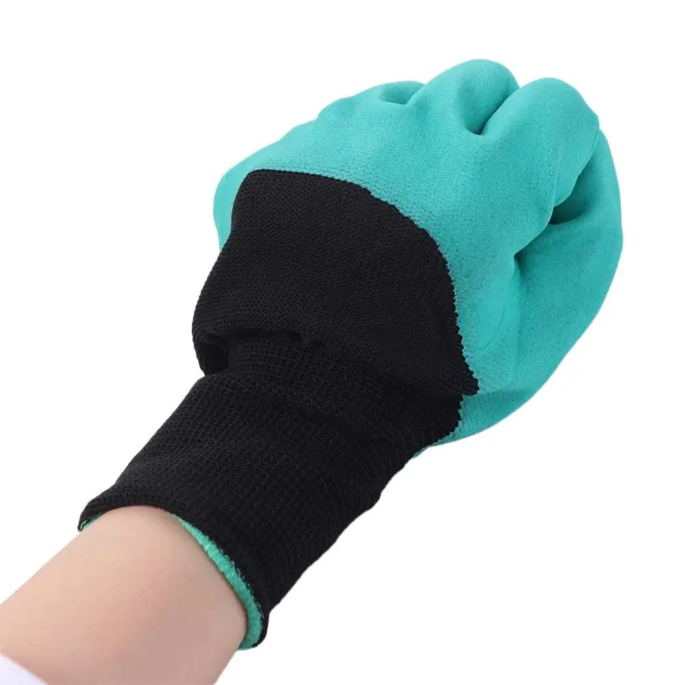 

4 пары садовых перчаток из латексного материала, дышащая ткань, защита от проколов, защитный слой, легкий вес.