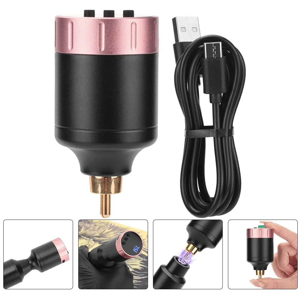 Display Tattoo Power Voltage Regulator with Ultra Clear LED Screen Stable Output Adjustable Voltage for Tattoo