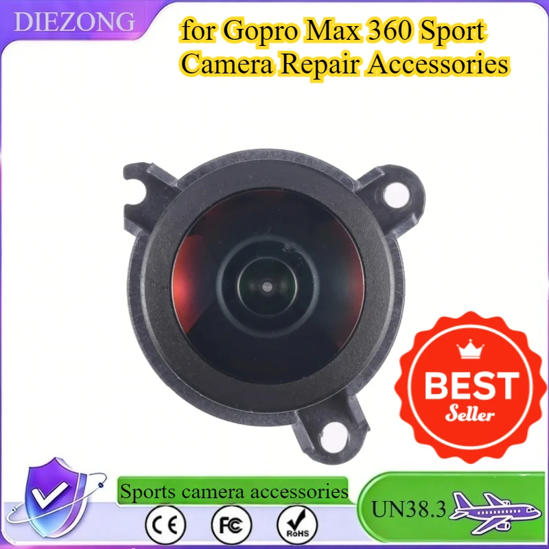 

High Qualty New Lens Unit No CCD Part Lens for Gopro Max 360 Sport Camera Repair Accessories