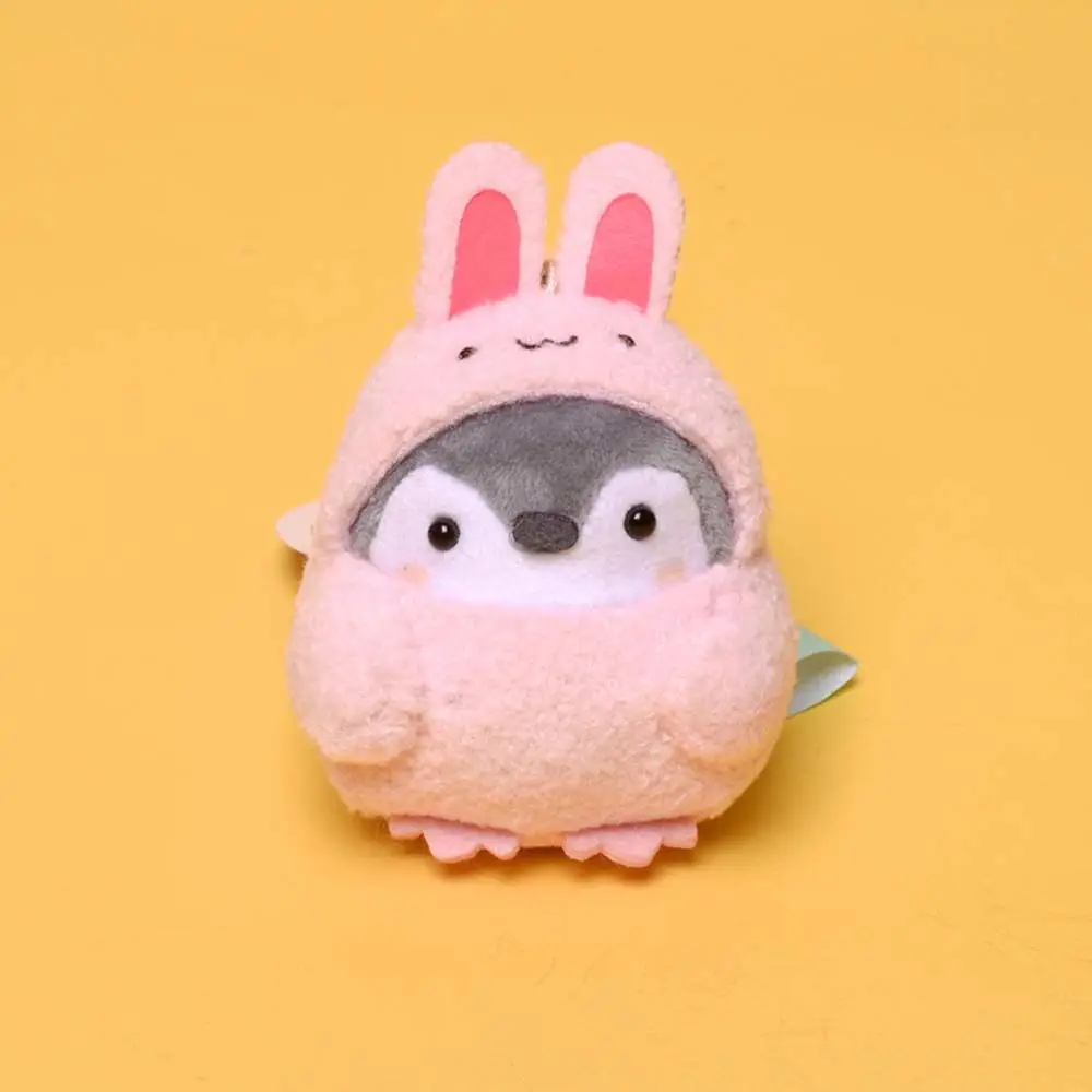 Cute Animal Key Ring Key Chain Bag Pendant Koupen Chan Plush Keychain Plush Dolls Stuffed Toys Penguin Plush Doll