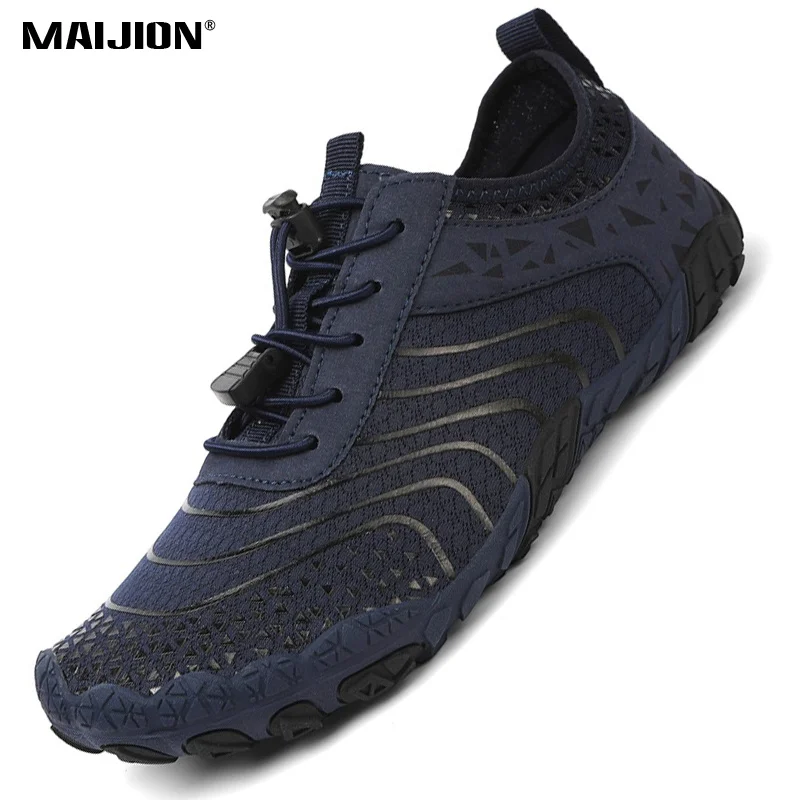 Barefoot Beach Water Sneakers Unisex Quick Dry Anti-slip Aqua Shoes for Outdoor Upstream Wading Snorkeling Rafting Size 36-46