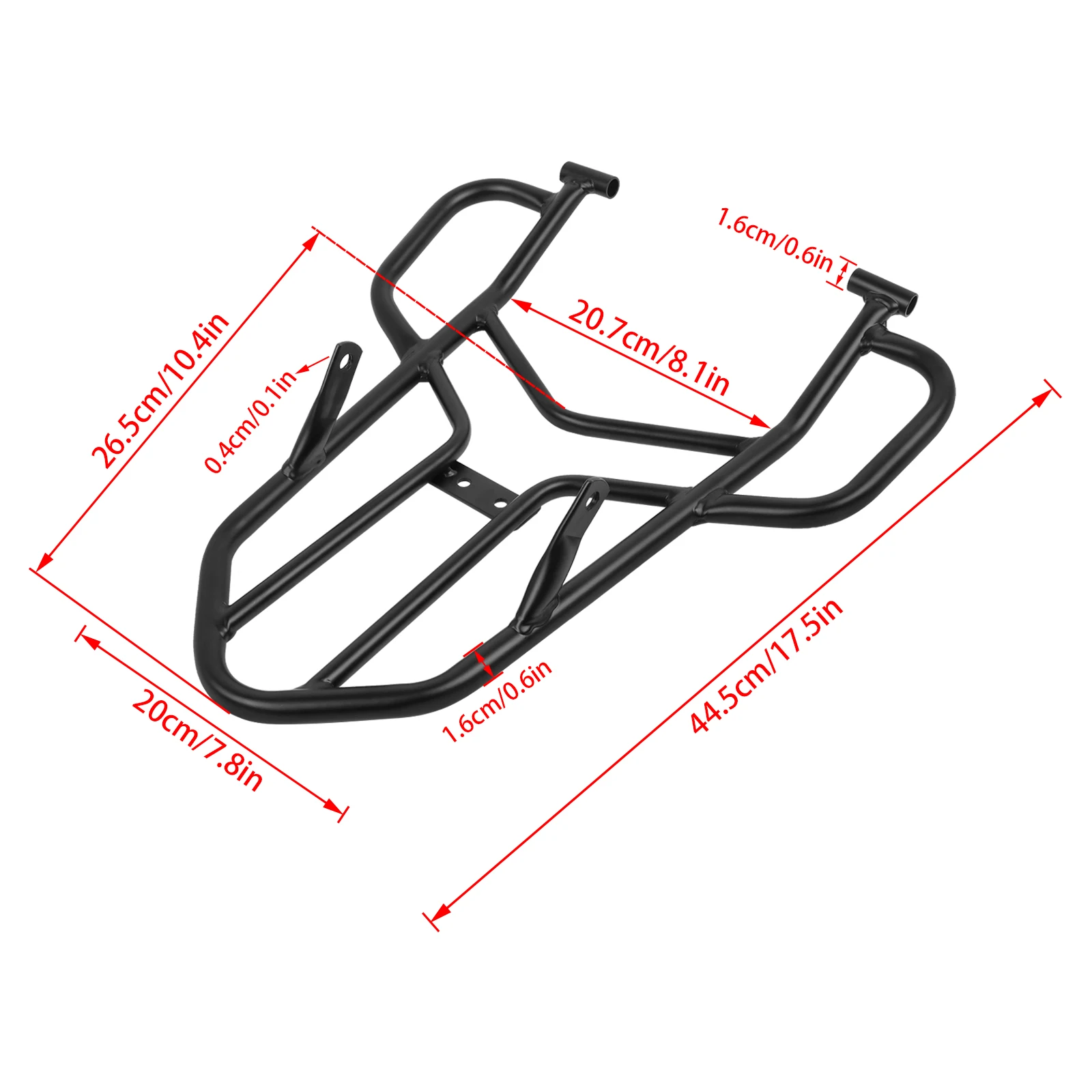 Rear Luggage Rack For Honda CRF300L CRF 300 L Rally CRF300 L 2021-2025 2024 Trunk Rack Support Shelf Seat Bracket Carrier Board