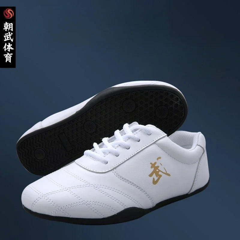 Professional Unisex Morning Exercise Martial Arts Shoes Black White Tai Chi Shoe Couples  ComfortableWushu Shoe Men Women