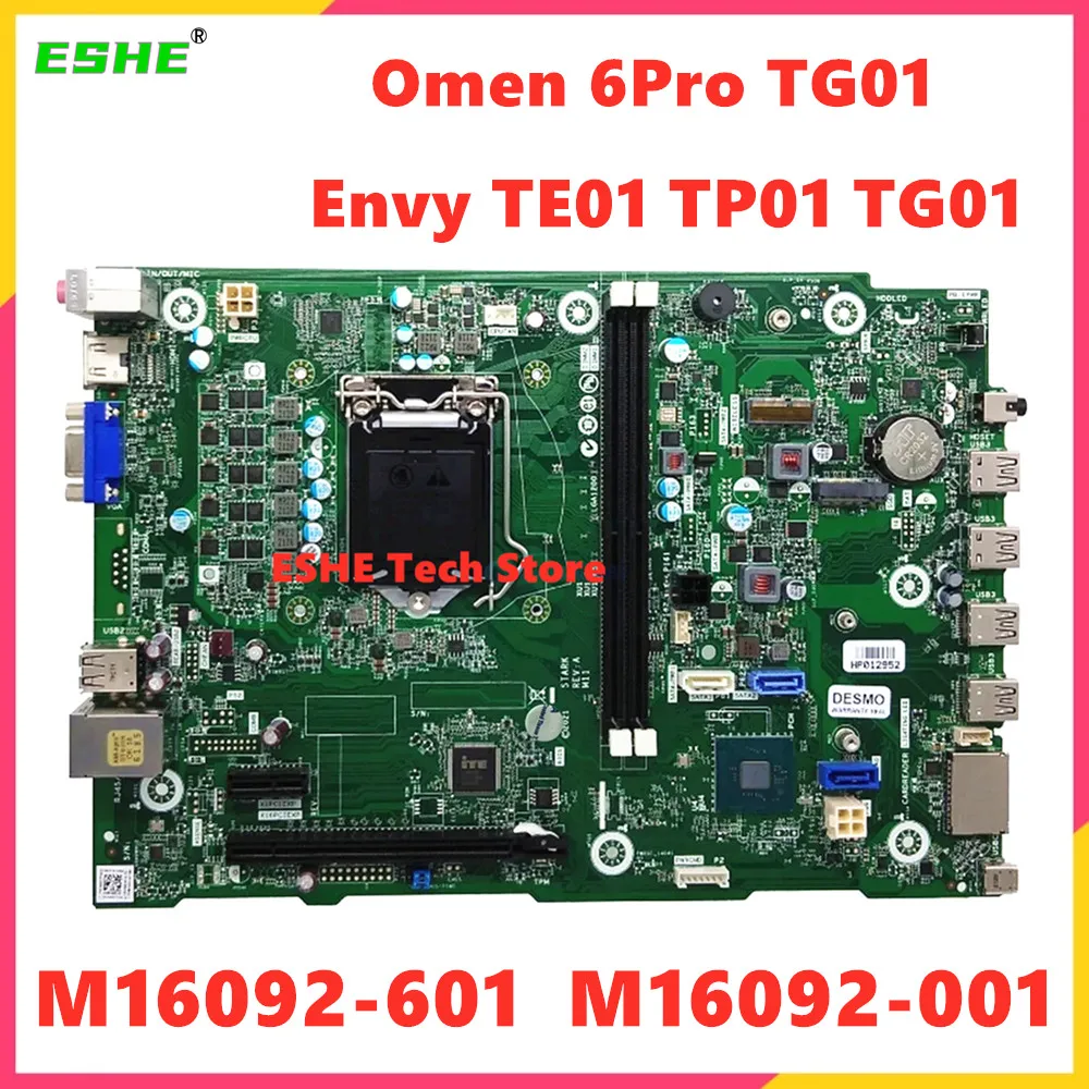 

M16092-001 M16092-601 For HP 6Pro Notebook Motherboard TG01 Envy TE01 TP01 TG01 Motherboard M17098-001 Intel H570 LGA1200 DDR4