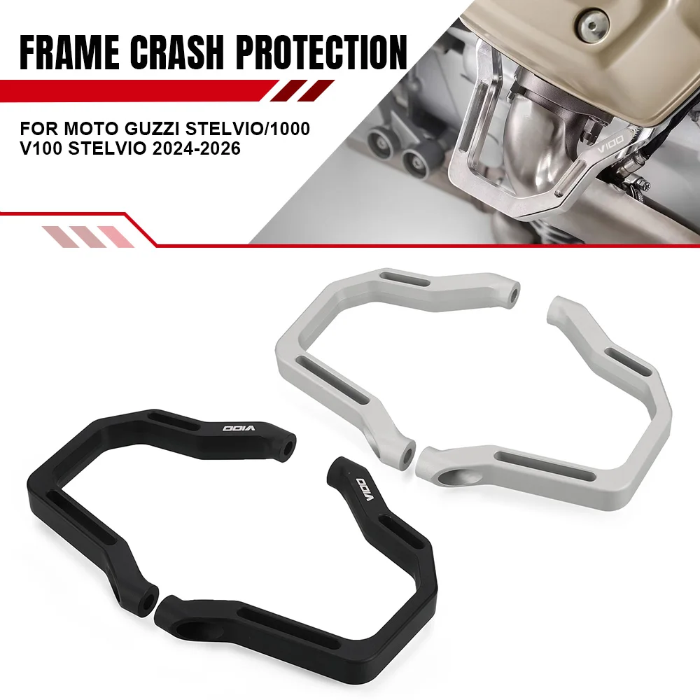 

Engine Guard Crash Motorcycle Accessories New Frame Protection Bumper For Moto Guzzi Stelvio/1000 V100 Stelvio 2024 2025 2026