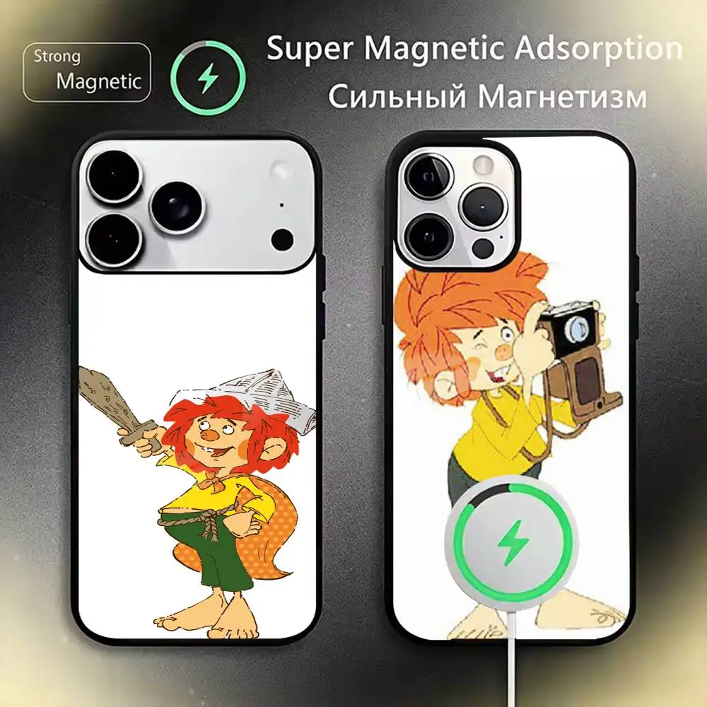 

M-Meister E-Eder und Sein P-Pumuckl Phone Case For iPhone17,16,15,14,13,12,11 Plus,Pro Magnetic For Magsafe Wireless Charging